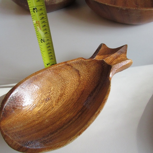 7 piece Monkey Pod wooden set - Picture 9 of 16